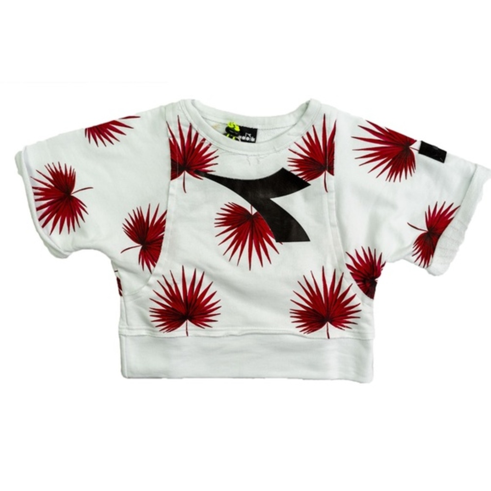 DIADORA Girls'' Graphic Short Sleeves Sweatshirt w